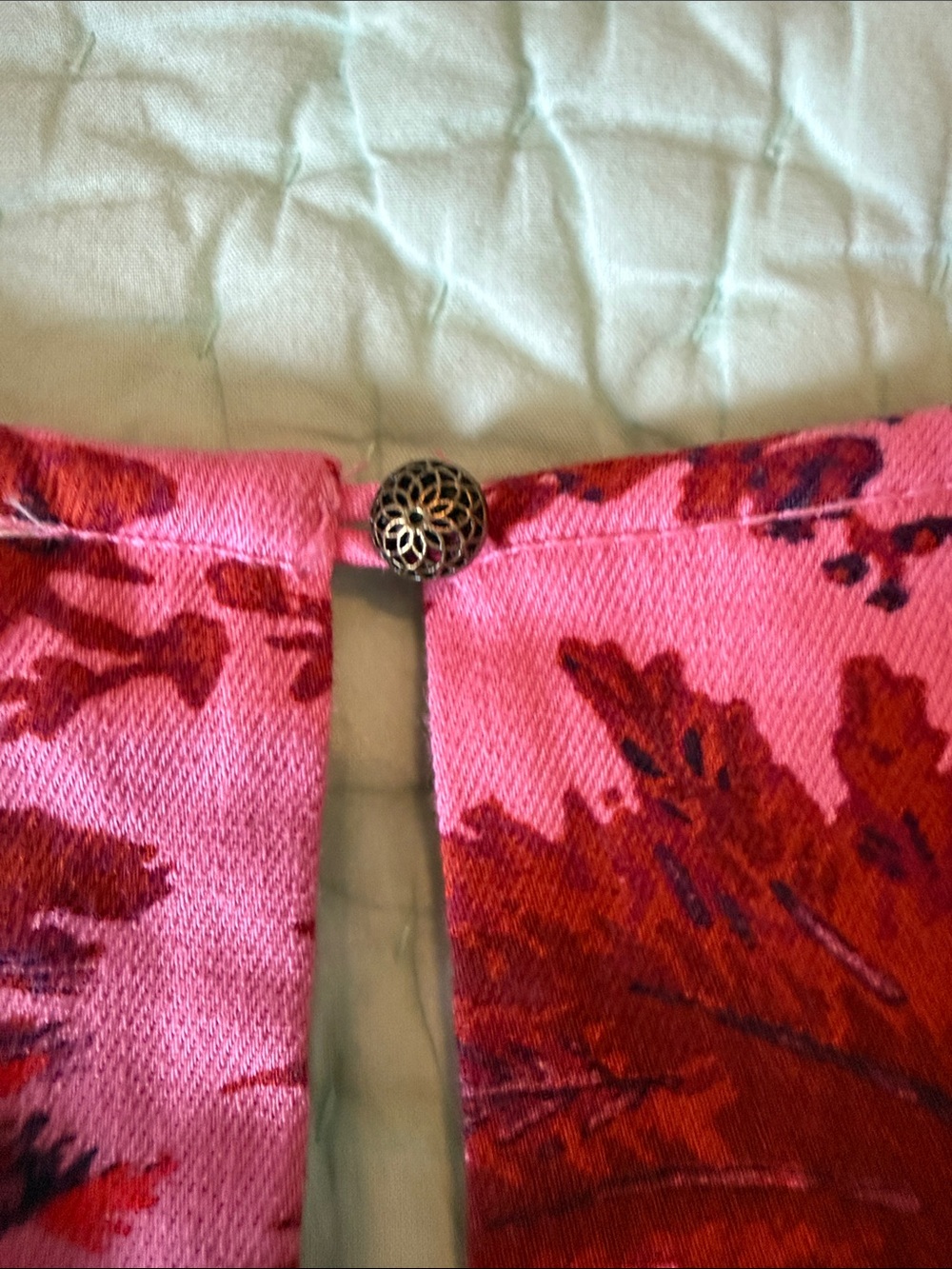Pilcro Anthropologie Pink Floral Ruffle Swing Dress XL - Picture 5 of 8